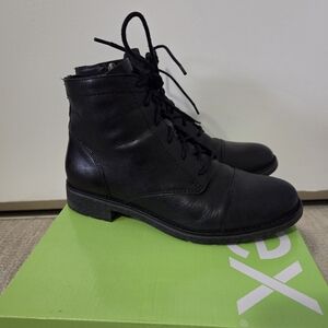 Aetrex Black Ankle Boots